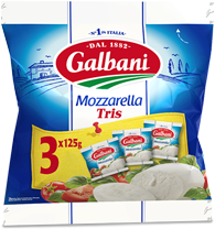 Сыр Galbani Моцарелла Трио 45% - компания FoodMaster