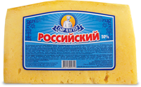 Сыр твердый Сыр Мастер Российский порционный 50% - компания FoodMaster