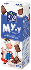 FoodMaster Молочный коктейль Му-у со вкусом шоколада 2,5% - компания FoodMaster