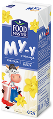 FoodMaster Молочный коктейль Му-у со вкусом ванили 2,5% - компания FoodMaster