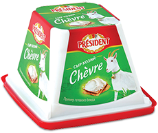 Сыр творожный President Chevre из козьего молока 65% - компания FoodMaster