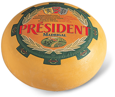 Сыр твердый President Мадригал 48% - компания FoodMaster