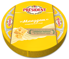 Сыр плавленый President "Мааздам" 40% - компания FoodMaster