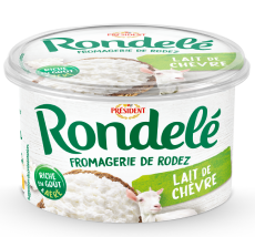 Сыр творожный President Ронделе из козьего молока 70% - компания FoodMaster