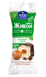 FoodMaster Живой глазированный сырок со вкусом вареной сгущенки 15% - компания FoodMaster