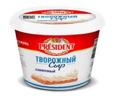 Творожный сыр President - компания FoodMaster